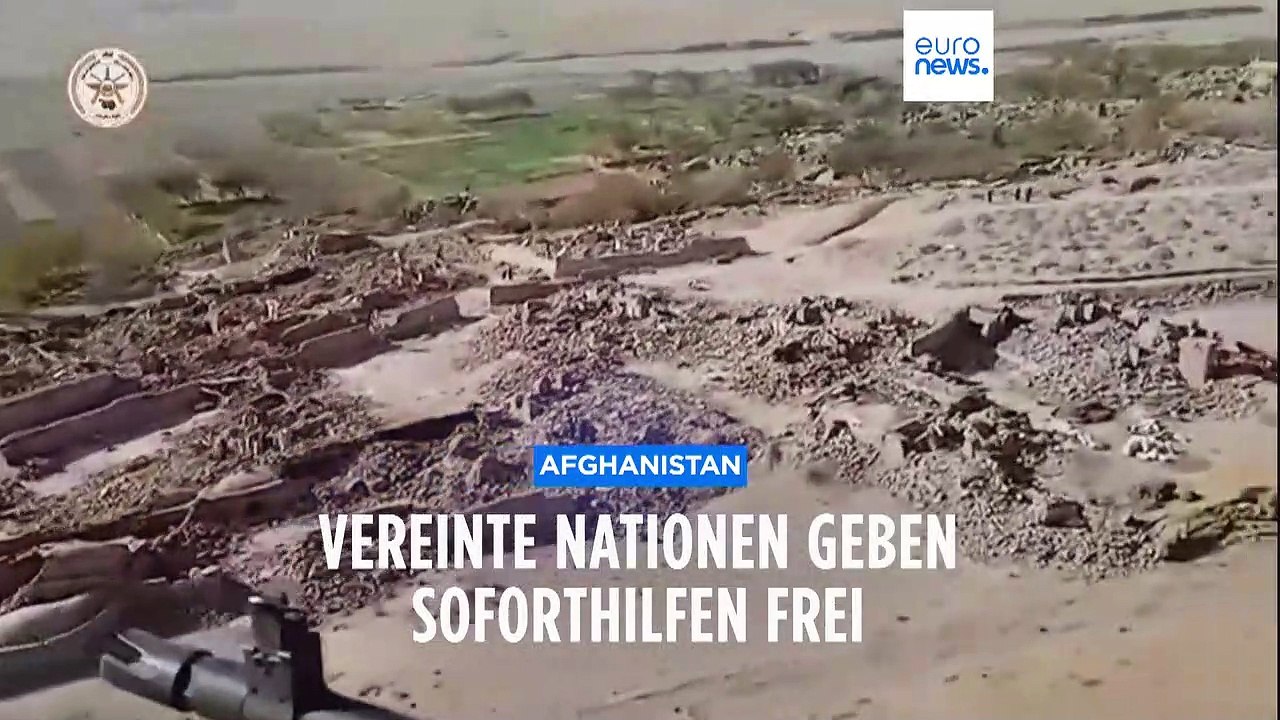 Vereinte Nationen schicken Hilfe in Erdbeben-Region Afghanistans