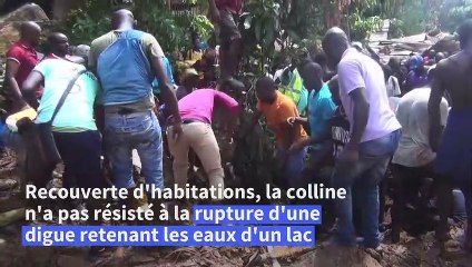 Cameroun: à la recherche de survivants de l'éboulement d'une colline