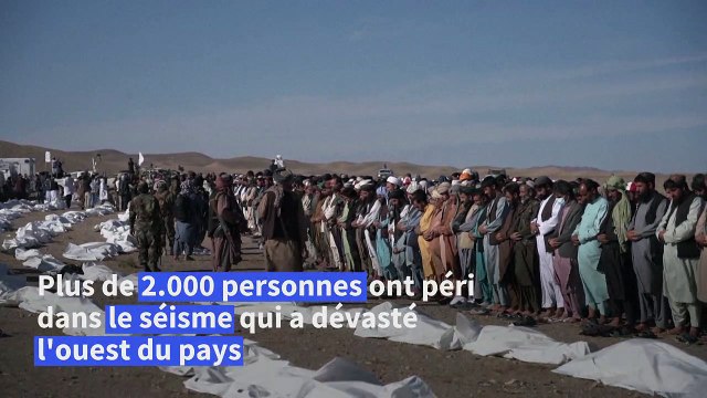 Séisme en Afghanistan : funérailles collectives pour les victimes