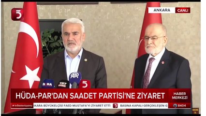 HÜDA PAR ve Saadet Partisi'nden ortak karar! Karamollaoğlu bundan ders çıkarsın