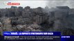 Israël: le quartier d'Al-Rimal à Gaza complètement détruit après les bombardements israéliens