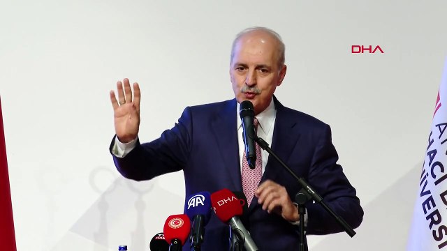 TBMM Başkanı Kurtulmuş, Hacı Bayram-ı Veli Üniversitesi'nde Akademik Yıl Açılış Töreni'nde konuştu