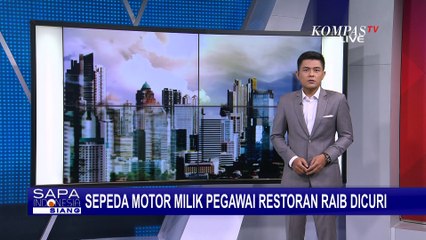 Detik-Detik 2 Pelaku Curanmor Melancarkan Aksinya di Palembang, Pegawai Restoran Jadi Korban