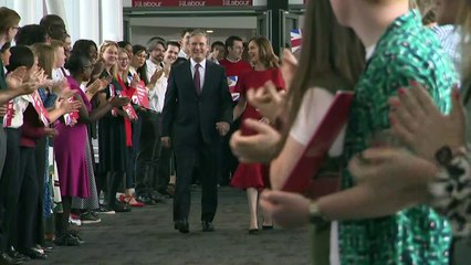 Sir Keir Starmer arrives at Labour Conference for speech