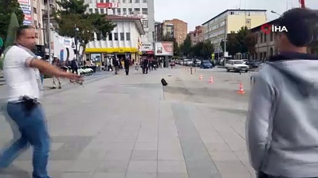 Bomba imha ekibi çağrıldı! Çorum'da şüpheli sırt çantası paniği
