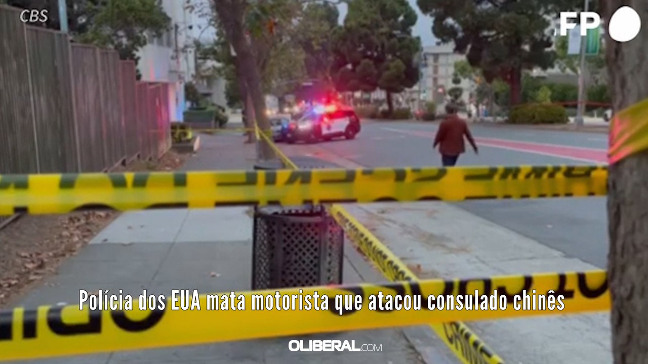 Polícia dos EUA mata motorista que atacou consulado chinês