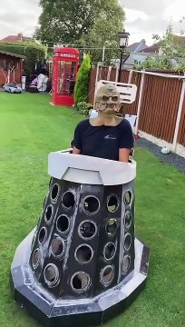 Doncaster Doctor Who fan builds Dalek creator Davros from mobility scooter