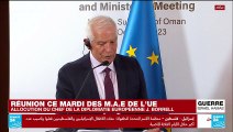 REPLAY - Allocution de Josep Borrell, chef de la diplomatie européenne, sur la situation au Proche-Orient