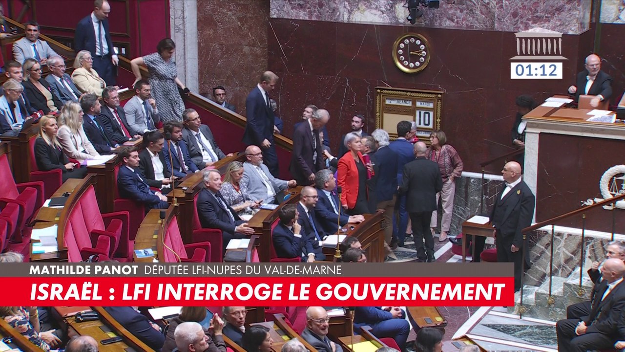 Attaques contre Israël : des députés quittent l...
