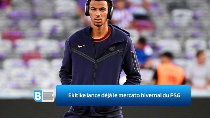 Ekitike lance déjà le mercato hivernal du PSG