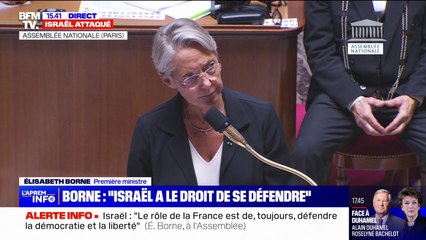 Apologie du terrorisme et actes antisémites en France: "Nous ne laisserons passer aucun débordement" affirme Élisabeth Borne