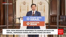 BREAKING NEWS: DeSantis Announces Plan To Increase Florida Sanctions On Iran & Block Iranian Business In His State