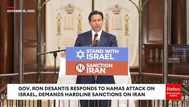 BREAKING NEWS: DeSantis Announces Plan To Increase Florida Sanctions On Iran & Block Iranian Business In His State