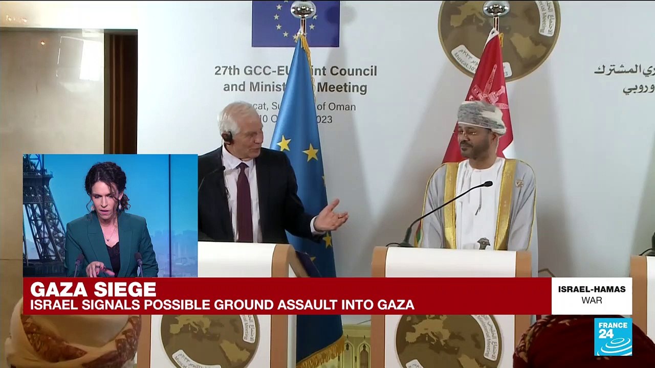REPLAY: Josep Borrell says EU hopes for renewed peace talks following Hamas attacks