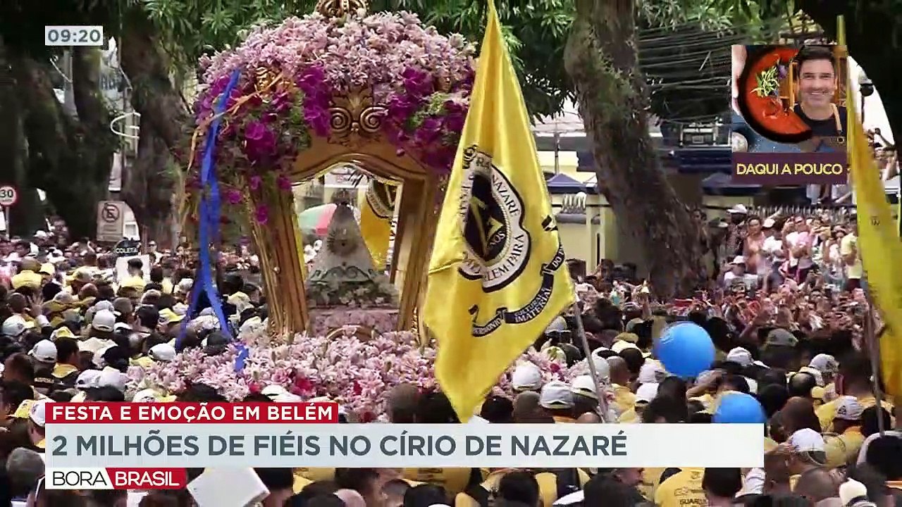 Emoção em Belém: 2 milhões de fiéis no Círio de Nazaré