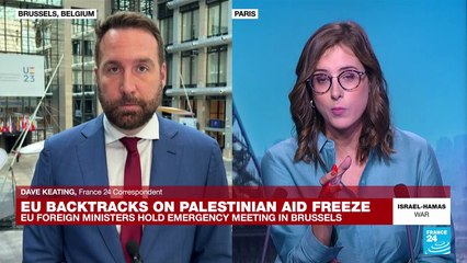 EU ministers meet amid divisions over Palestinian aid