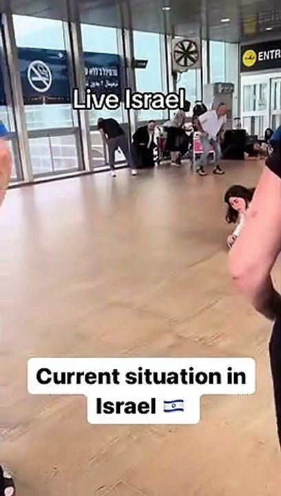 Current Situation In Israel; People Running For Their Lives