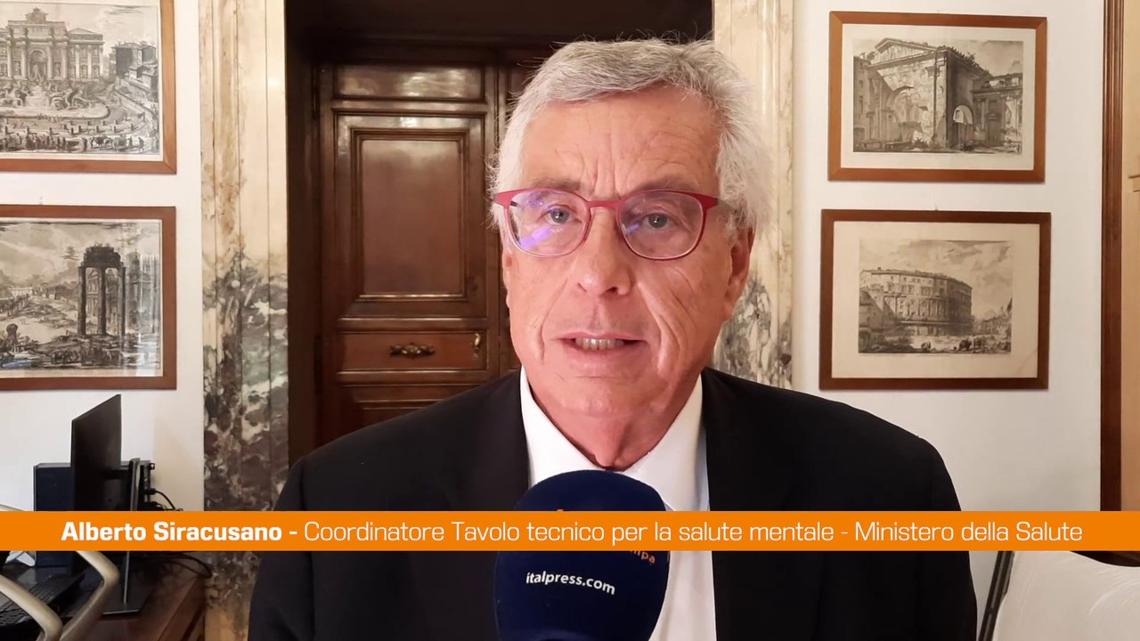 Siracusano "Salute mentale è tabù, serve una rivoluzione culturale"