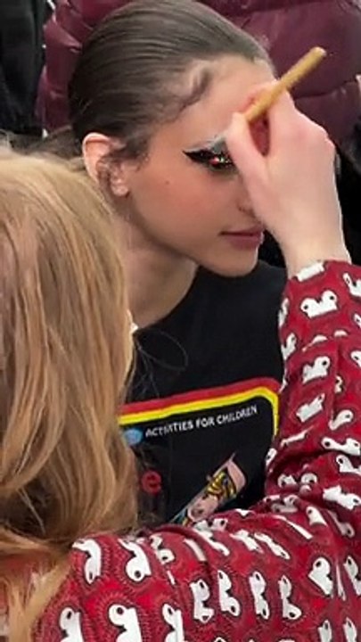 Backstages Giambattista Valli automne-hiver 2023