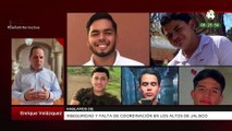 Inseguridad y falta de coordinación en Los Altos de Jalisco: Enrique Velázquez