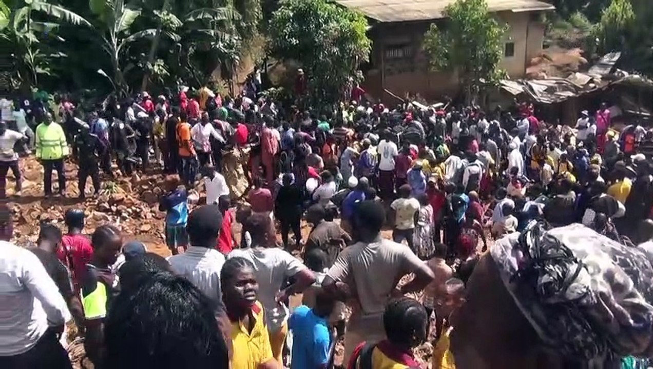 Rescuers, residents search for survivors after deadly landslide in Cameroon