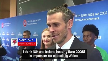 Hosting Euro 2028 will 'keep Wales on the map' - Bale