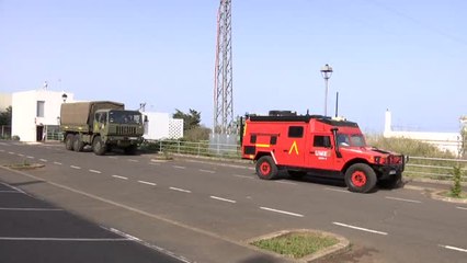 El calor agrava el incendio de Tenerife
