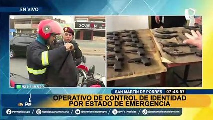 Estado de emergencia: Sucamec informa que se ha logrado incautar 28 armas de fuego