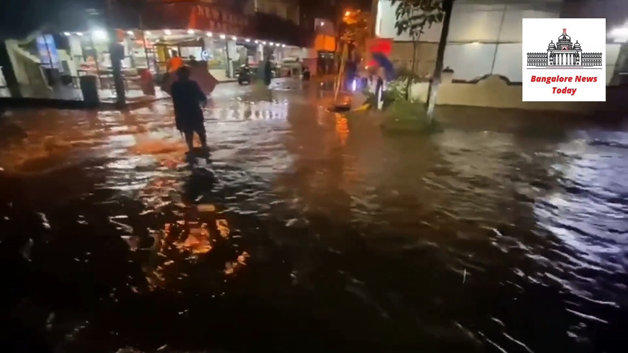 Bengaluru is facing waterlogging after a heavy rainfall