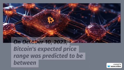 Bitcoin Expected Price Range for 10-10-23