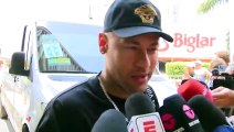 Neymar chega a Cuiabá para partida de Brasil x Venezuela