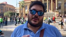 Palermo, piazza Verdi si colora di verde per la giornata mondiale della Salute mentale