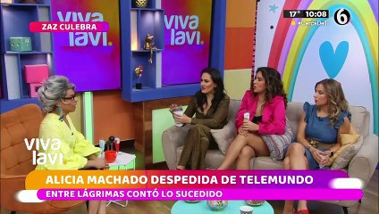 Alicia Machado revela porque fue despedida de televisora