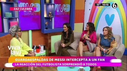 Guardaespaldas de Leo Messi intercepta a fan; el jugador lo salva