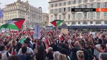 Rassemblement de soutien aux Palestiniens à Marseille : Des centaines de personnes scandent « Israël assassin, Macron complice »