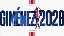 Josema Giménez, tras renovar con el Atlético hasta 2028: 