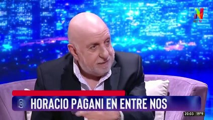 Horacio Pagani se quebró al aire tras recibir un inesperado mensaje