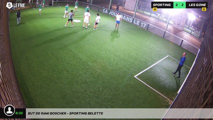 But de Rémi BOSCHER - SPORTING BELETTE