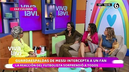 Guardaespaldas de Leo Messi intercepta a fan; el jugador lo salva