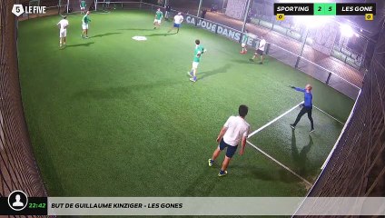 But de Guillaume Kinziger - LES GONES