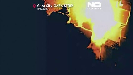 موج حملات جنگنده‌های اسرائیلی به غزه؛ ساختمان‌هایی که متلاشی می‌شوند