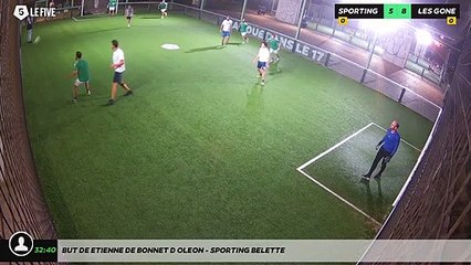 But de ETIENNE DE BONNET D'OLEON - SPORTING BELETTE