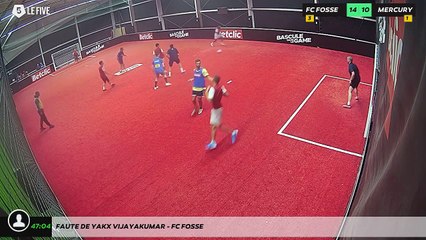 Faute de Yakx Vijayakumar - FC FOSSE