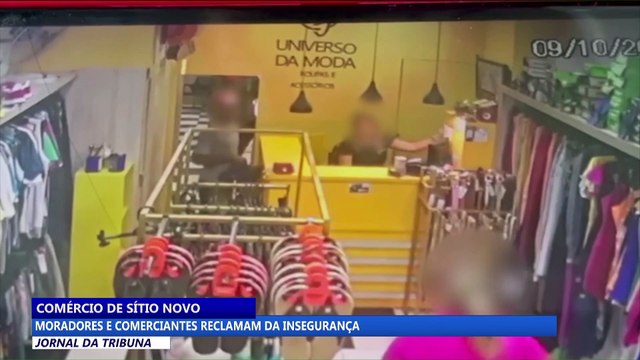 Moradores e comerciantes de Sítio Novo reclamam da insegurança