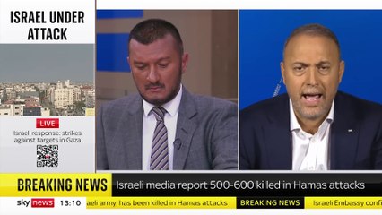 Palestinian ambassador to the UK refuses to condemn attacks