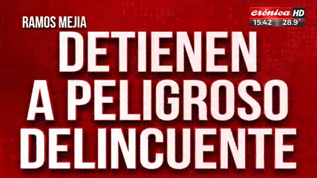 Detienen a peligroso delincuente gracias a las cámaras del monitoreo