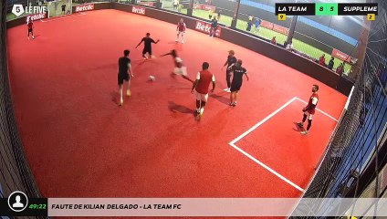 Faute de Kilian  Delgado - LA TEAM FC