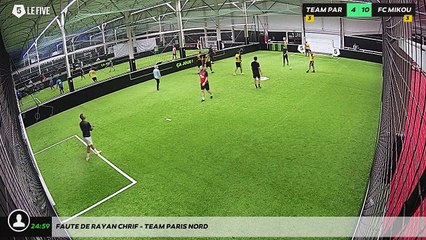 Faute de Rayan CHRIF - TEAM PARIS NORD