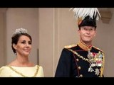 I reali danesi il principe Joachim e la moglie la principessa Marie in lacrime per l'ascia del titol