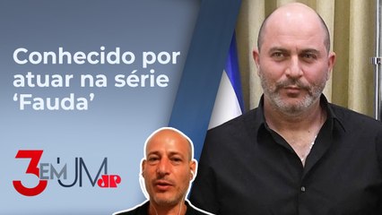 Ator israelense Lior Raz é voluntário da guerra no sul do país; Ran Lutzky comenta